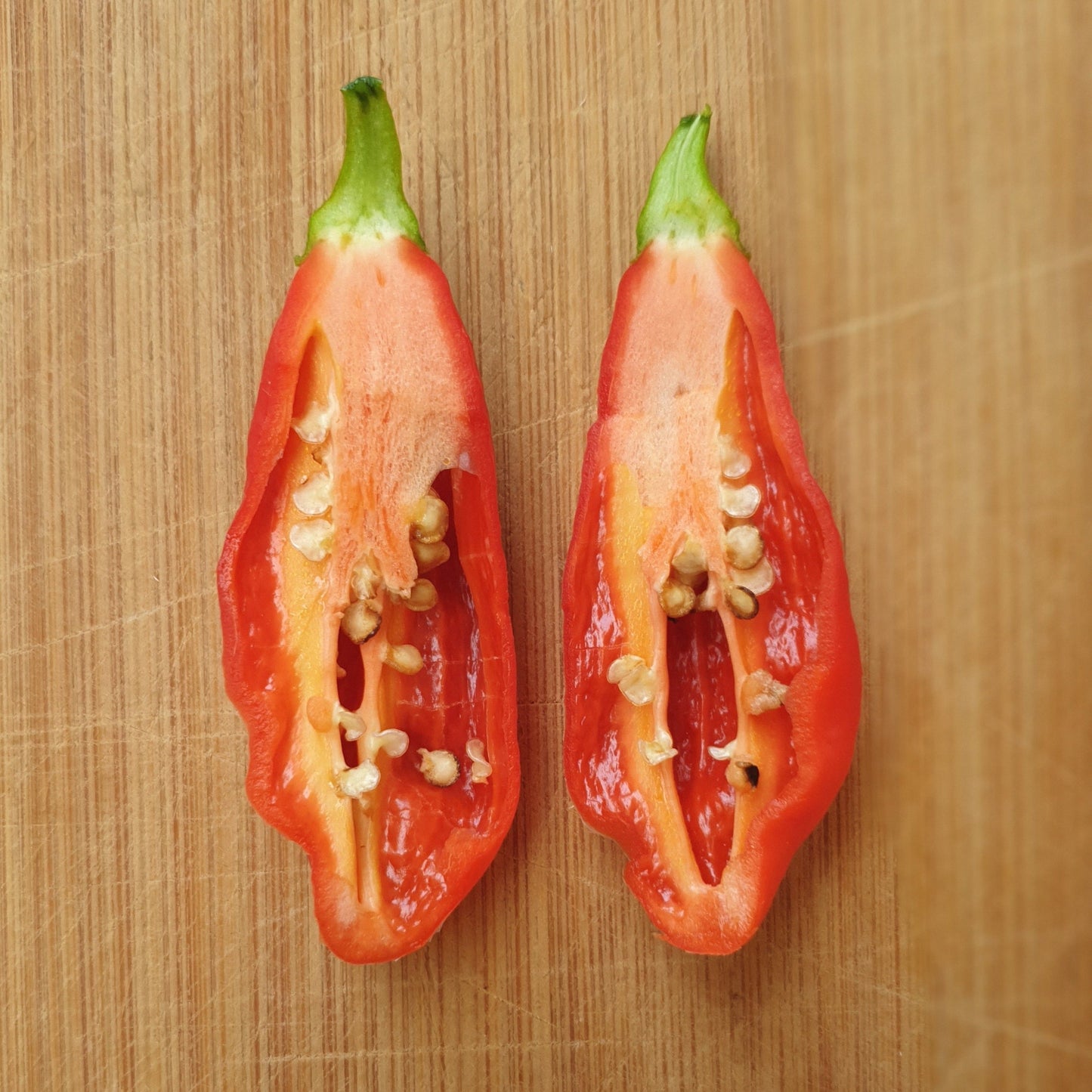 aufgeschnittene Habanero Mora Frucht