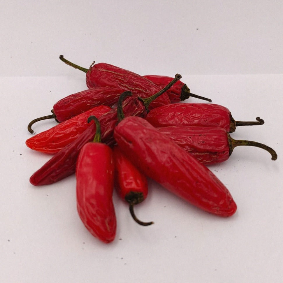 10 rote Jalapeno barajas Früchte